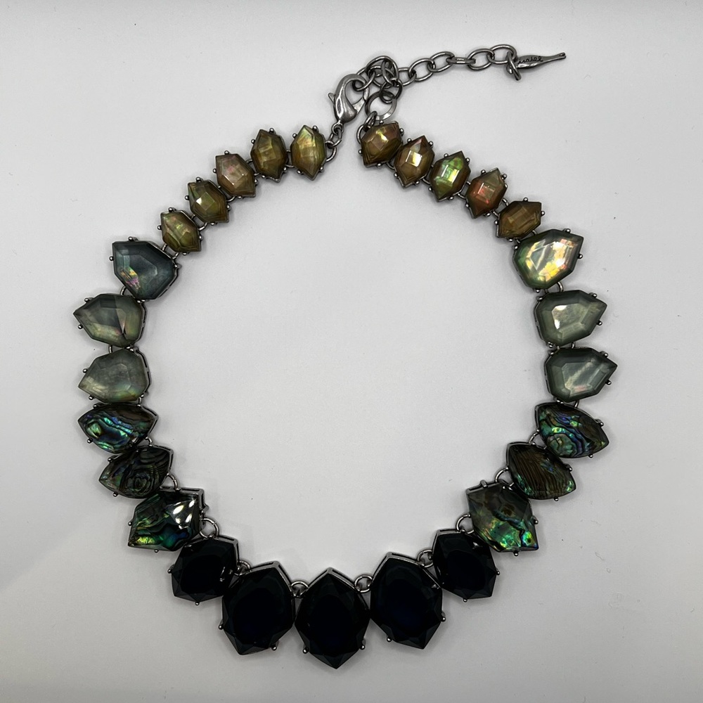 Teal Teardrop Necklace